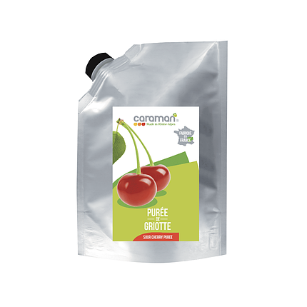 Пюре пастеризоване з вишні Caraman 1 кг, фото 1