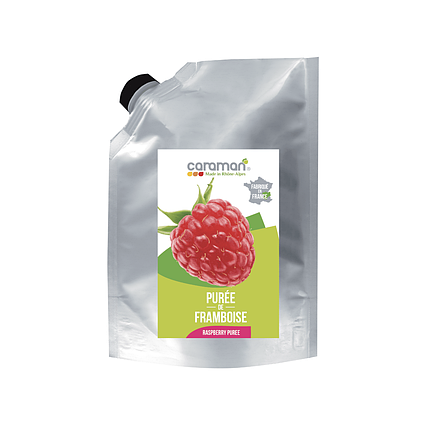 Пюре пастеризоване з малини Caraman 1 кг, фото 1
