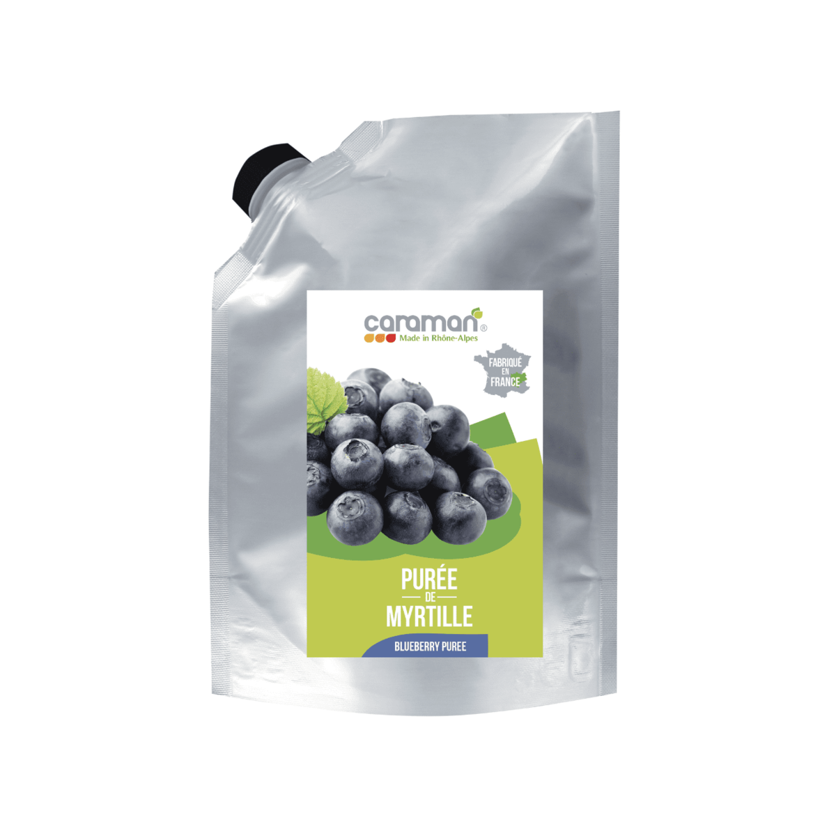 Пюре пастеризоване чорничне Caraman 1 кг