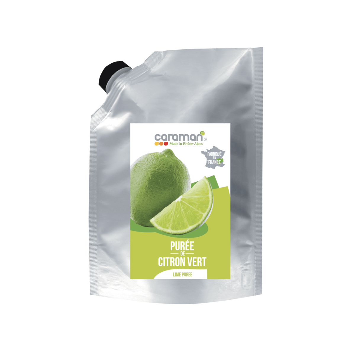 Пюре пастеризоване з лайму Caraman 1 кг