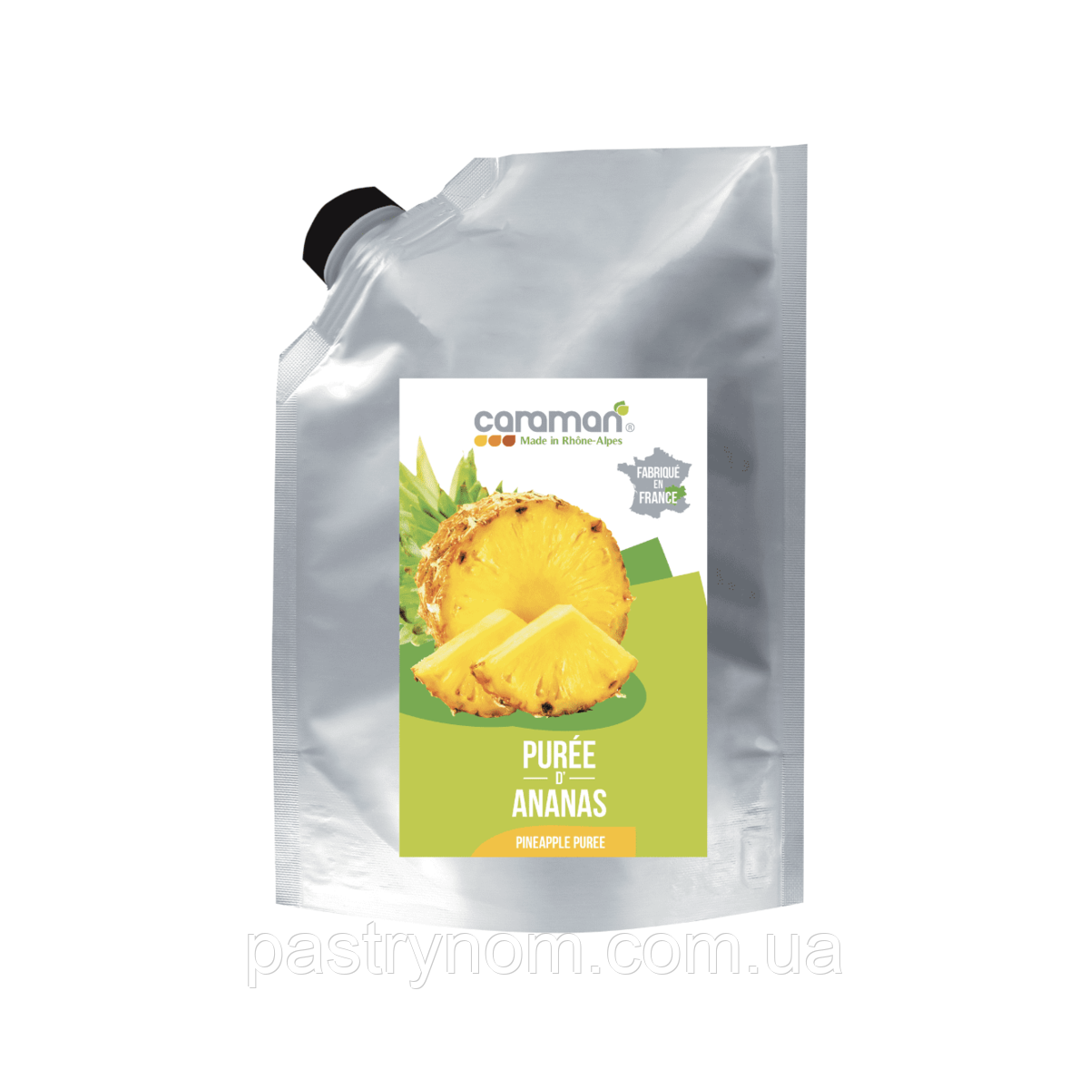 Пюре пастеризоване з ананасу Caramanfruit 1 кг