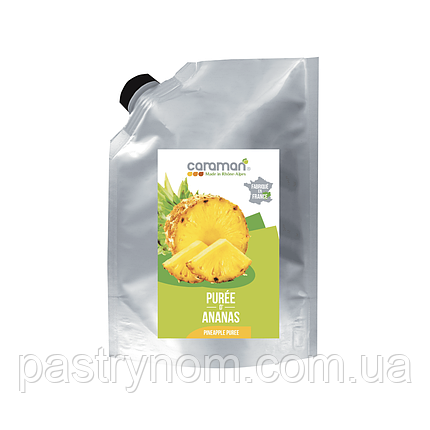 Пюре пастеризоване з ананасу Caramanfruit 1 кг, фото 1