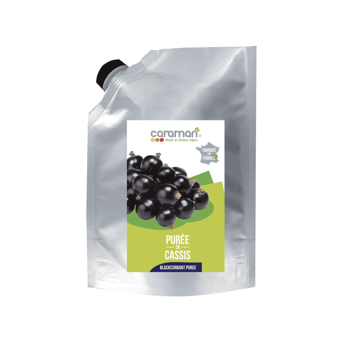 Пюре пастеризоване з чорної смородини Caraman 1 кг