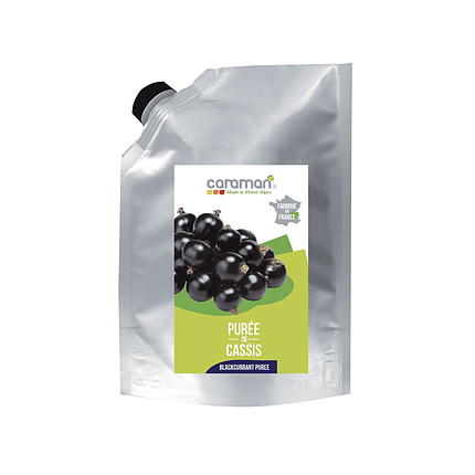 Пюре пастеризоване з чорної смородини Caraman 1 кг, фото 1
