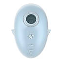 Вакуумний вібратор Satisfyer Cutie Ghost blue, фото 4