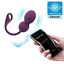 Вагінальні кульки Pretty love Elvira dark Purple, 12 vibration functions Mobile APP Long-distance Co, фото 3