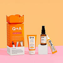 Подарунковий набір для сяяння шкіри Q+A Glow Heroes Gift Set, фото 4