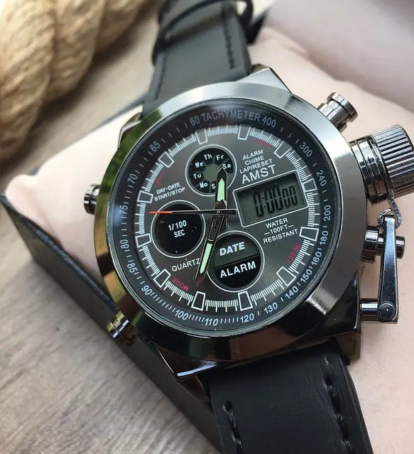 Годинник Amst am3003 амст Чоловічий військові наручний тактичний сучасний Армійський протиударний сша часи