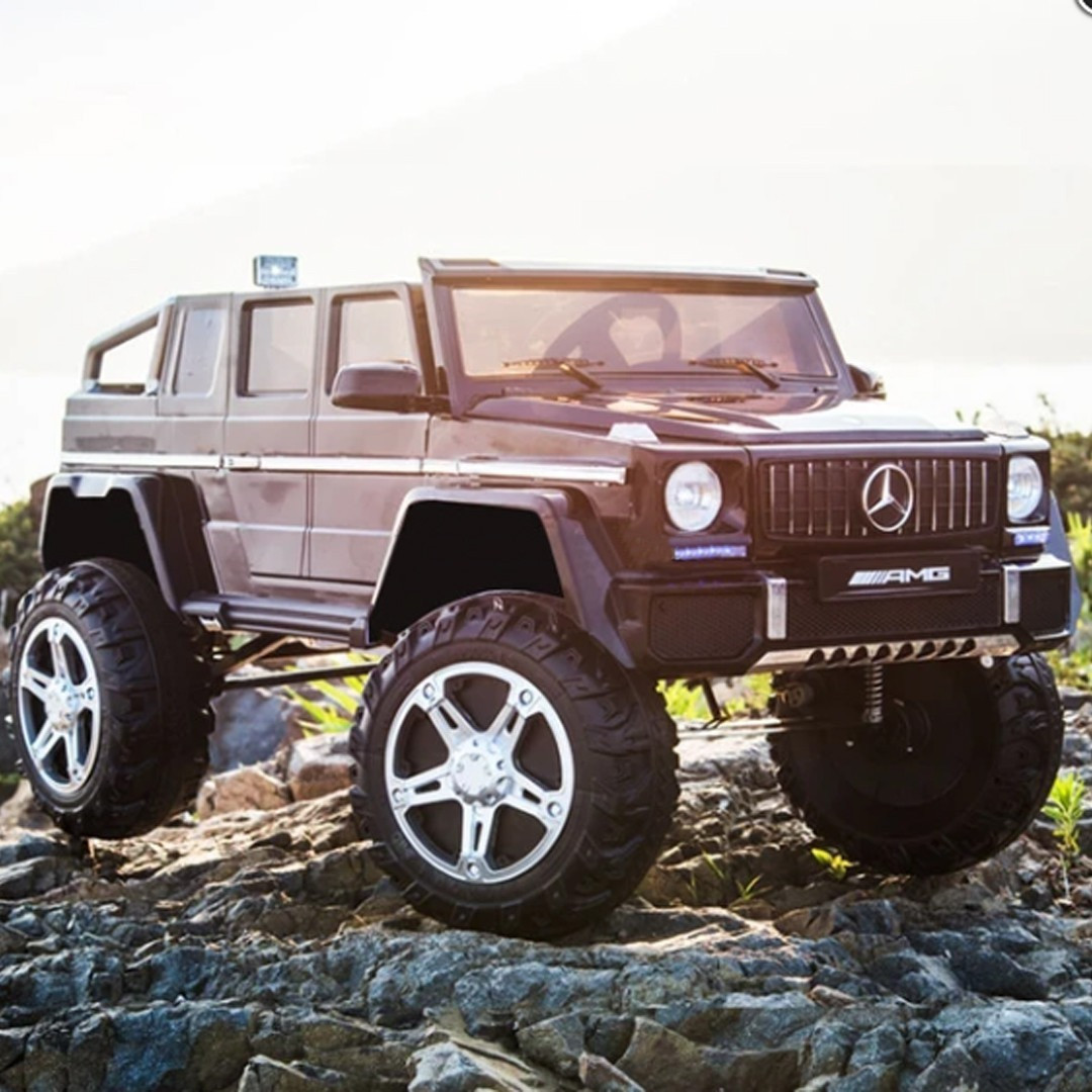 Дитячий електромобіль на акумуляторі джип Mercedes M 5818 з пультом для дітей 3-8 років Чорний