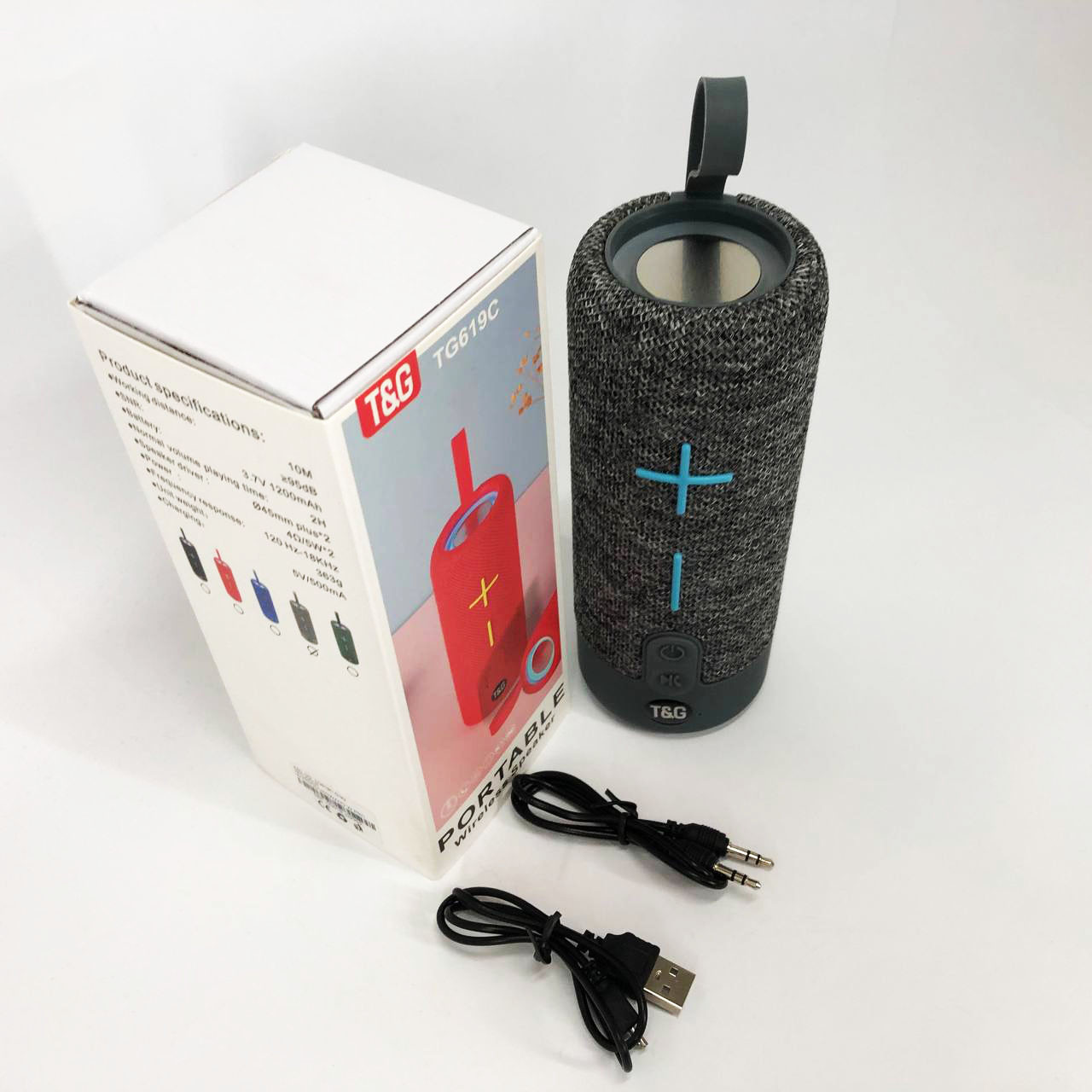 Бездротова колонка TG619C, Bluetooth стовпчик для гарної музики, Портативна RQ-374 блютус колонка