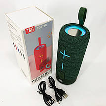 Колонка для музики TG619C, Портативна колонка з Bluetooth, Bluetooth колонка WU-147 з підсвічуванням, фото 3