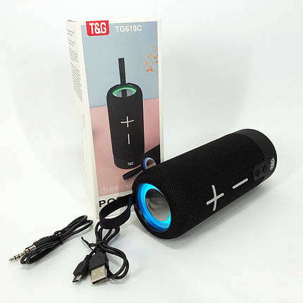 Bluetooth колонка TG619C / Bluetooth колонка для гарної музики / Портативна DW-187 блютус колонка, фото 1