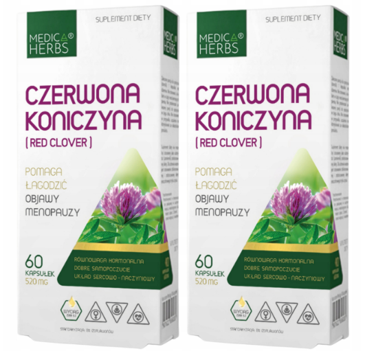 Medica Herbs Червона конюшина 520 мг 2х60 капсул