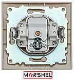 Розетка телевізійна серія "ELEGANT BEIGE" ТМ"MARSHEL", фото 5