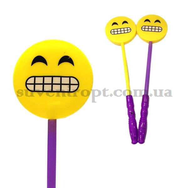Довга палиця Смайлик зубастий світляшка 4 шт., фото 1