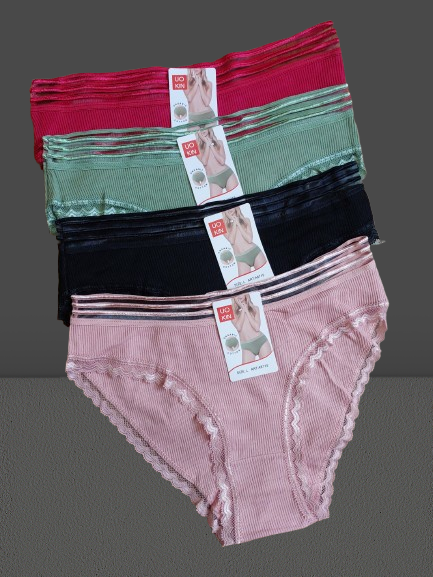 Плавки труси жіночі бавовна стрейч №8715 р.42-44 46 48. Від 6 шт по 39грн., фото 1