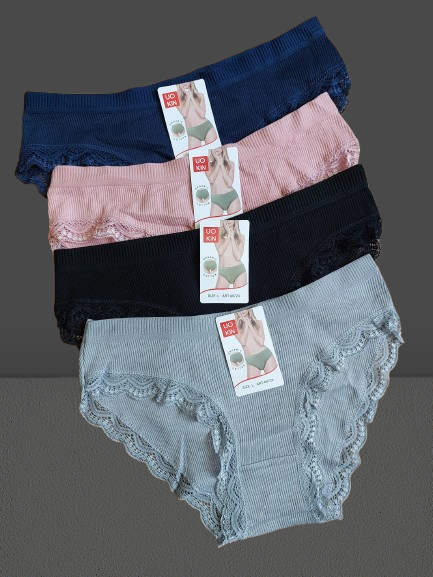 Плавки труси жіночі бавовна стрейч №8724 р.42-44 46 48. Від 6 шт по 39грн., фото 1