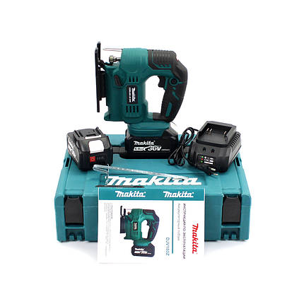 Акумуляторний лобзик Makita DJV180Z (36V, 5AH), безщітковий лобзик Макіта, фото 1