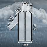 Дощовик для жінок чоловіків риболовлі, багаторазовий дощовик підлітковий суцільний стильний Hechpro 1030 рожевий, фото 5