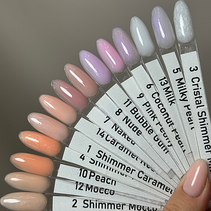 Гель для нарощування MISVANNA by Silcare Premium Gel №02 SHIMMER MOCCO, 30 мл, фото 3