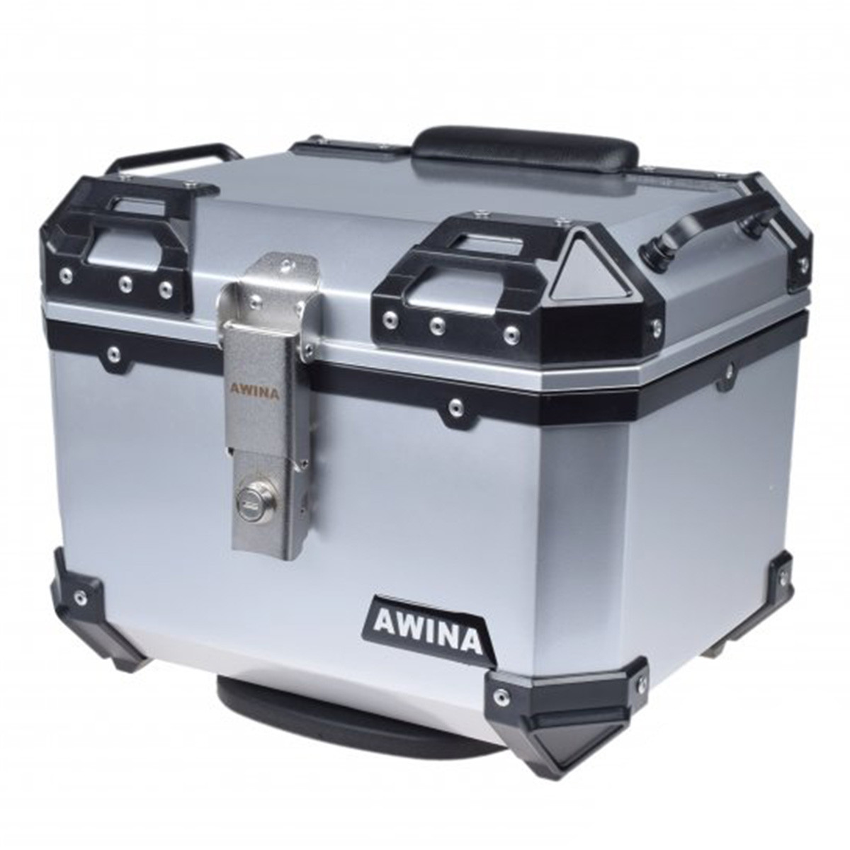 Кофр AWINA 35L 40x36x32.5см пластик серебро AW9036S