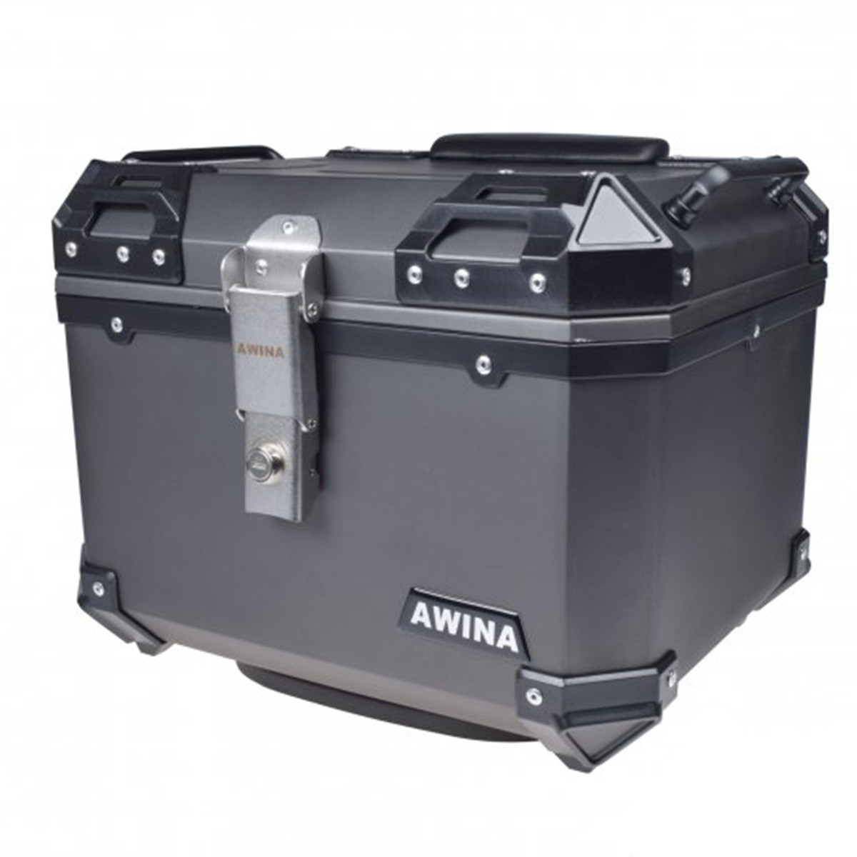Кофр AWINA 45L 43.5x38x34см пластик титан AW9037T
