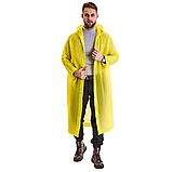 Якісний плотний дощовик для мотоцикліста дорослих, дощовик водостійкий Hechpro 1030 жовтий, фото 7