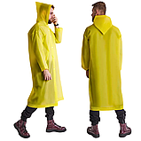 Якісний плотний дощовик для мотоцикліста дорослих, дощовик водостійкий Hechpro 1030 жовтий, фото 8