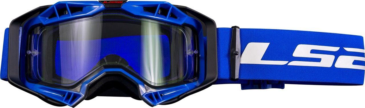 Маска кросова LS2 Aura Enduro Series Goggle Black Blue with Clear Visor