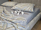 Постільна білизна ранфорс-жатка Графіка мікс, фото 3