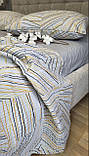 Постільна білизна ранфорс-жатка Графіка мікс, фото 7