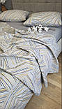 Постільна білизна ранфорс-жатка Графіка мікс, фото 9