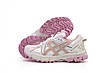 Жіночі кросівки Asics Gel-Kahana 8 White Pink Рожеві з білим Взуття Асікс Гель Кахана 8 повсякденні шкіра текстиль демісезон, фото 4