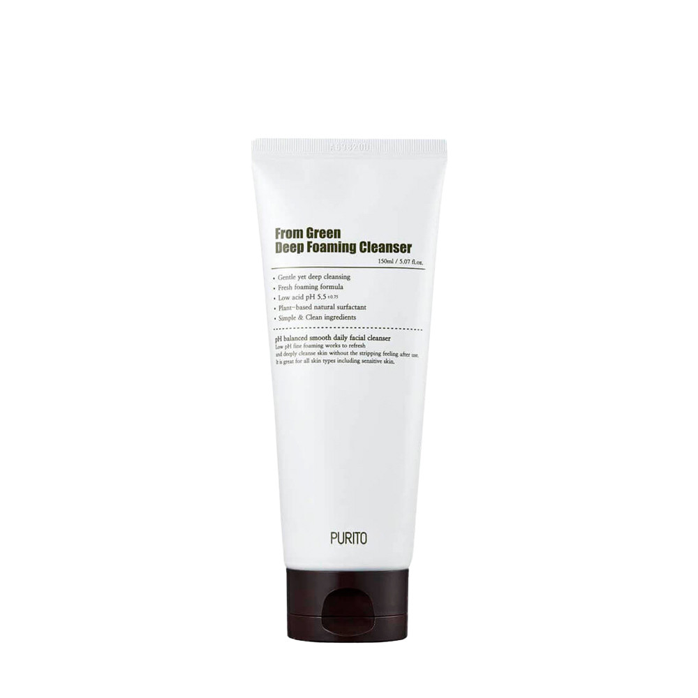 Пінка для глибокого очищення шкіри Purito From Green Deep Foaming Cleanser, 150 мл