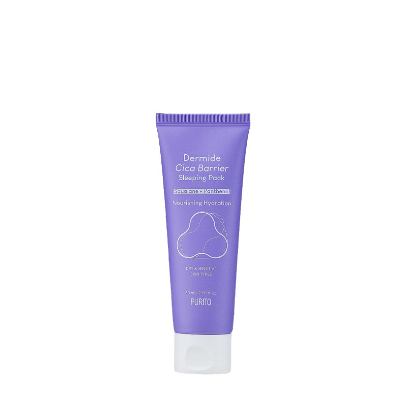 Маска зволожуюча нічна Purito Dermide Cica Barrier Sleeping Pack Sample, 80 мл