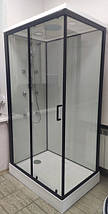 Душовий бокс VERONIS BN 812 120х80х215 см на низькому піддоні лівосторонній прозоре скло розсувні двері, фото 2