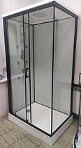 Душовий бокс VERONIS BN 812 120х80х215 см на низькому піддоні лівосторонній прозоре скло розсувні двері, фото 3