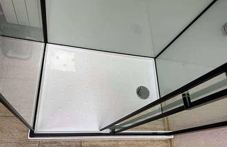 Душовий бокс VERONIS BN 812 120х80х215 см на низькому піддоні прозоре скло розсувні двері, фото 4