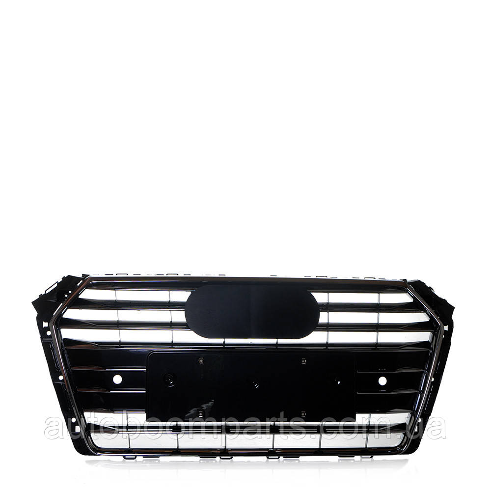 Решітка радіатора хром під парктронік для Audi A4 B9 17-19 (8W0853651BSRP5), фото 1