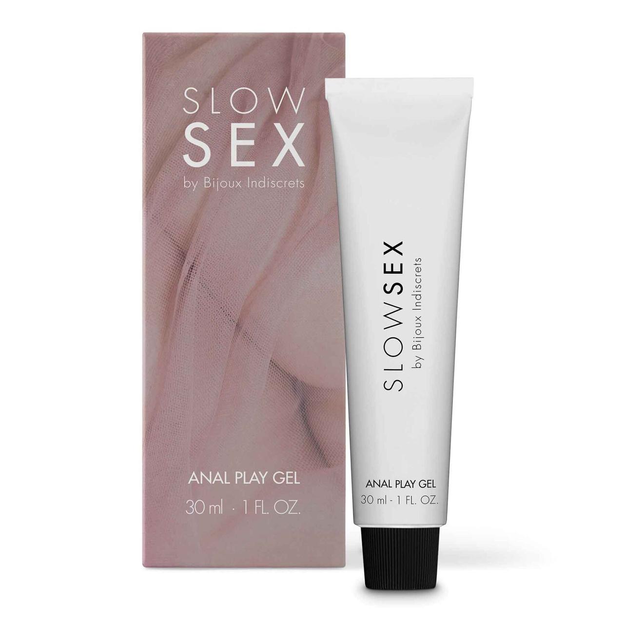 Анальний гель-змазка Bijoux Indiscrets Slow Sex Anal play gel (м'ята упаковка!!!!