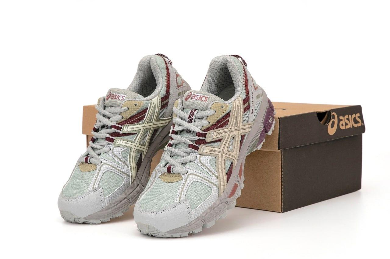 Жіночі кросівки Asics Gel-Kahana 8 Grey Bronze (Сірі) Взуття Асікс Гель Кахана 8 повсякденні шкіра текстиль демісезон, фото 1