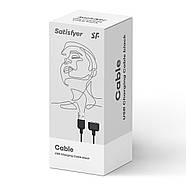 Заряджання (запасний кабель) для іграшок Satisfyer USB charging cable Black (м'ята упаковка!!!, фото 7