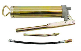 Шприц для змащення з гнучкою та жорсткою трубками 400мл. SILVER HG1023