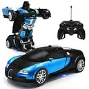 Трансформер машинка Bugatti Car Robot TT663 (БІЛЬША!) 30 СМ, фото 2