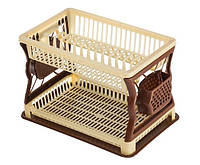 Сушарка для посуду настільна 2-х ярусна