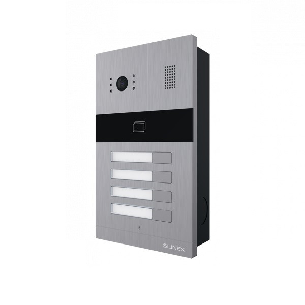 Відеопанель на 4 абонента 2 Мп Slinex MA-04CRHD зі зчитувачем EM-Marine/Mifare