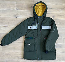 Куртка підліткова єврозима для хлопчика 12-16 років, цвіту хакі