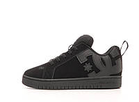 Кросівки чоловічі DC Shoes Court Graffik Black (чорні монохром) низькі спортивні Y14739