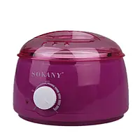 Банковий воскоплав із терморегулятором SOKANY SK-117 нагрівач для воску в банках таблетках і гранулах 500 мл