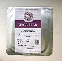 Пов’язка гідрогелева Арма-гель+ 2мм кровоспинна, з борною кислотою та глюконатом кальцію 13х30 см